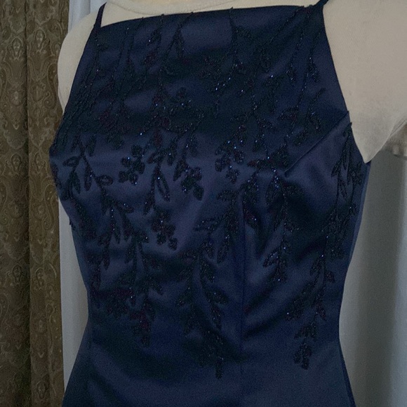 Navy special event maxi dress - Picture 10 of 11